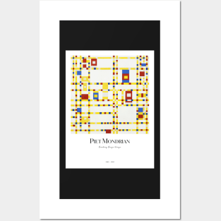 Broadway Boogie Woogie By Mondrian Posters and Art